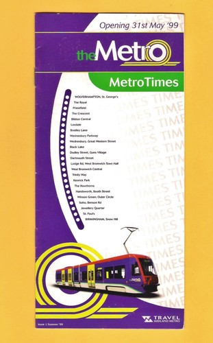 Tram timetable travel - timetable, 1