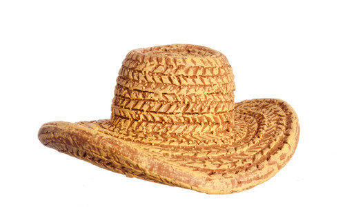 Small resin straw hat - hat,, dolls