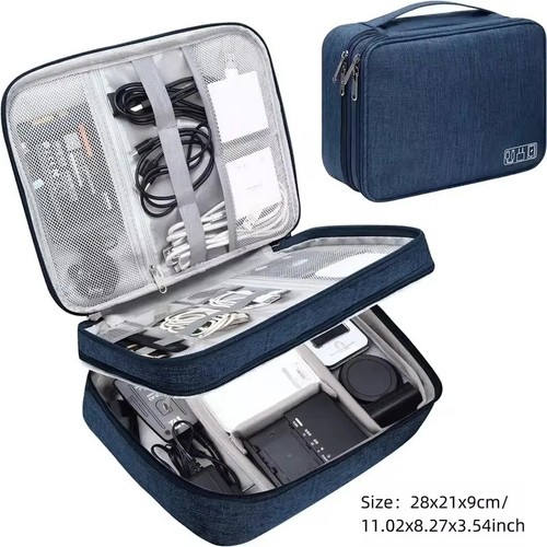 Travel cable organizer bag - travel,
