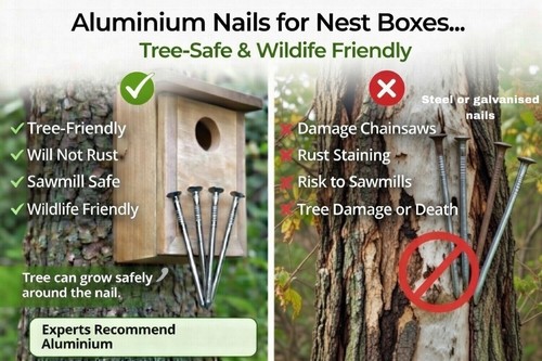 Aluminium nest box - aluminium,