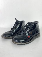 Kickers Black Patent Leather