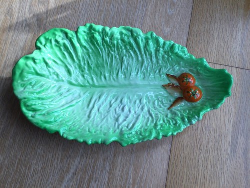 Rare carlton ware lettuce dish - carlton,
