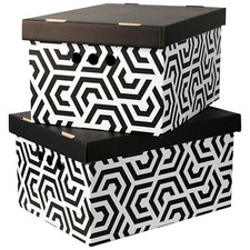 2pc Decorative Storage Boxes