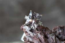 Blueberry Quartz & White Topaz