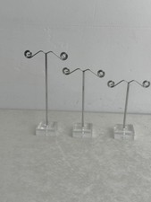 Acrylic Jewellery Display Stand Tall Earrings Holder 3 Joblot