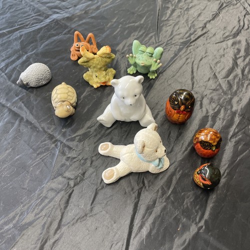 Owl bear frog tortoise - owl,