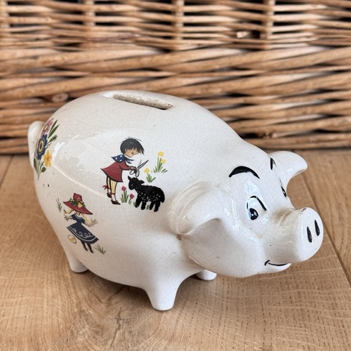 Vintage piggy bank money box - money,