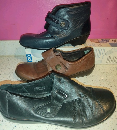 Pavers navy ankle boots - navy, ladies