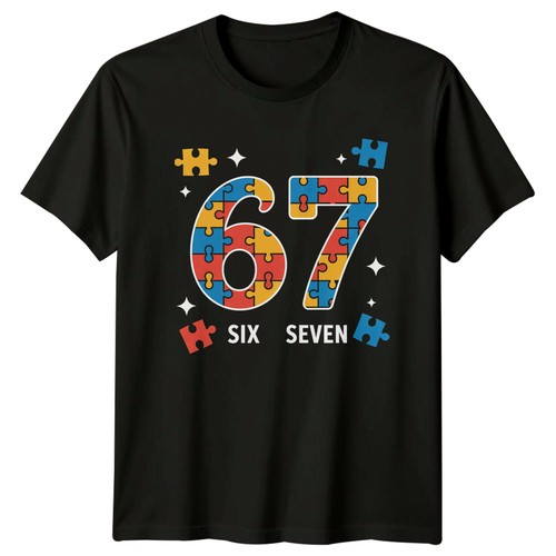 Six seven shirt jigsaw - six,