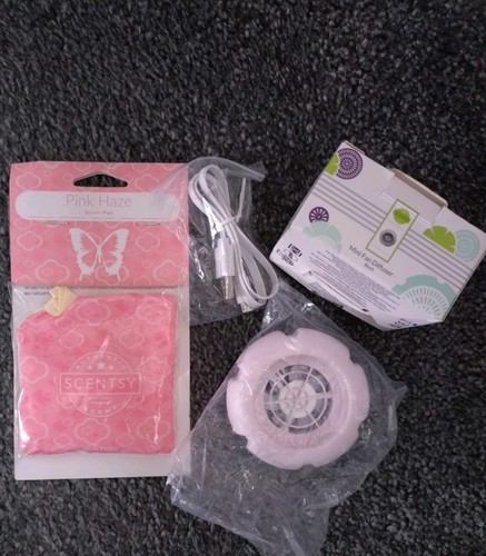 Scentsy mini fan - mini, blush