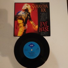 SAM FOX Love House 1988 UK 7" Vinyl single 45 record Don't Cheat On Me Samantha