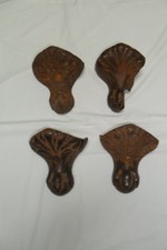 FOUR Cast Iron Ball Claw Foot