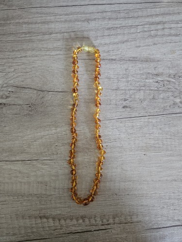 Amber baltic vintage necklace - amber,