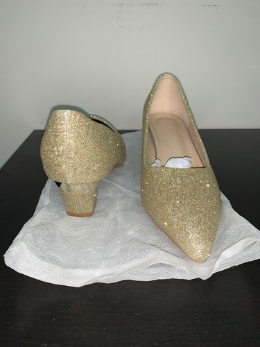 Women gold high heel - women's, brand