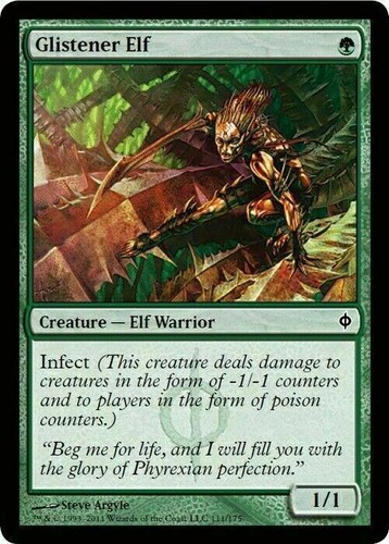 Glistener elf new phyrexia - glistener,