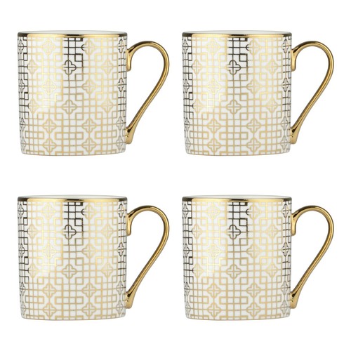 Set electroplated mugs - set,