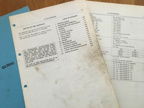 Honda gl1100 workshop manual - honda,