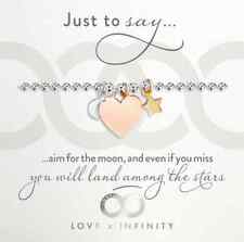 Infinity & Co Heart Moon Star Ladies Bracelet