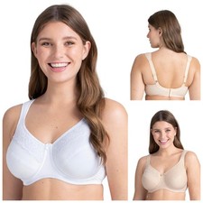 Miss Mary of Sweden Cotton Now Bra Minimiser Full Cup Womens Lingerie 2472