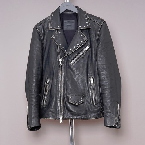 All saints leather jacket - leather,