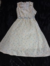 Gorgeous Vintage Fratini Designs Summer Dress UK 12 - Vintage Sizing Bust 30-32"