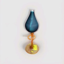 Oil Lamp Vintage NOS Satin