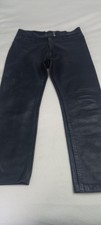 Black Leather Men's Jeans W34. Gay or fetish Interest 