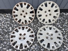 Set of Genuine Peugeot Bipper Van 15" Wheel Trims Hub Caps x4