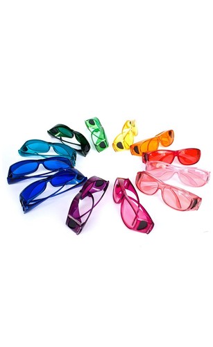 Colour glasses therapy - colour,
