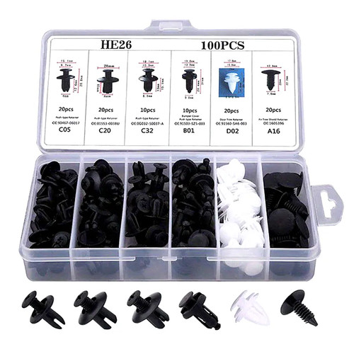 100pcs car fixing clip - 100pcs,