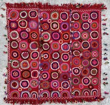 Nomadic Yörük Tribal Shamanic Ehram From Turkey Over 90 Years Old - 113cm x 80cm