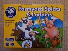 Orchard Toys Farmyard Splats & Ladders Age 4-7 Years Educational Game