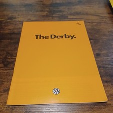 VOLKSWAGEN VW DERBY MK1 1981 CAR SALES BROCHURE DEALERSHIP RARE 