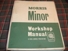 Morris Minor  - Factory Issued Workshop Manual - MM, Series II & 1000 - 1966