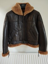 Irvin Pattern Shearling Flying Jacket Sheepskin Aviator Bomber Flight Pilot WWII