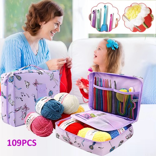 109pcs ergonomic crochet - 109pcs, hook