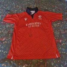 Rugby World Cup Karl Dickson Signed Referee Shirt