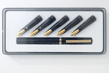 Cased Osmiroid Easy Change LATER Type Master 5 Nib Calligraphy Fountain Pen Set