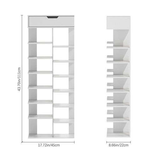 Tiers wooden hallway - tiers, white