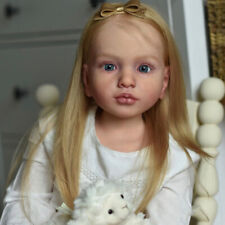 40" Huge Artist Painted Reborn Baby Doll Kit Rooted Hair Toddler DIY Unassembled