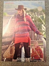 SIRDAR Indie ~ Women's Sweater Knitting Pattern ~ Easy Knit ~ 32-42in(81-107cm) 