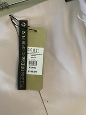 Coast Bobbie feather pearl dress oyster size 12 wedding guest special occassion