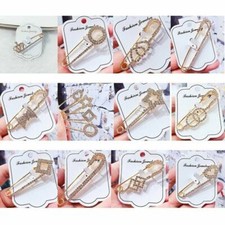 Women Girls Scarf Pin Sweater Hijab Shawl Clips Crystal Bling Brooches Pins