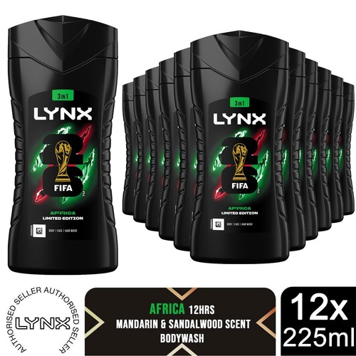 Lynx africa shower gel 225ml - lynx,