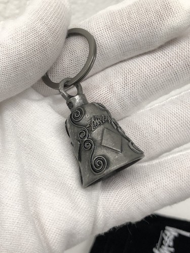 Stussy bell metal keychain - bell,