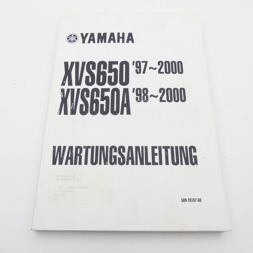Genuine yamaha xvs - genuine, 650