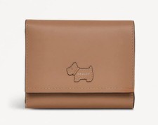 RADLEY CHAI BROWN LEATHER TRIFOLD PURSE WALLET NEW!!!