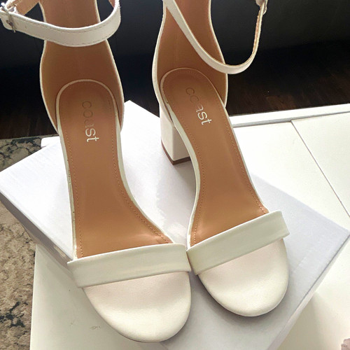 Coast white strappy mid block - coast,