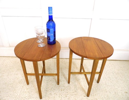 Pair teak folding vintage - of,