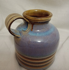 Rare Vintage Denby Pottery  Cascade Pattern Gill Pemberton Design Jug 1970's